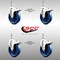 Service Caster 5 Inch 316SS Solid Polyurethane Wheel Swivel 12mm Stem Caster Set Lock Brake SCC-SS316TSTTL20S514-SPUS-M1215-4 - alternate 2